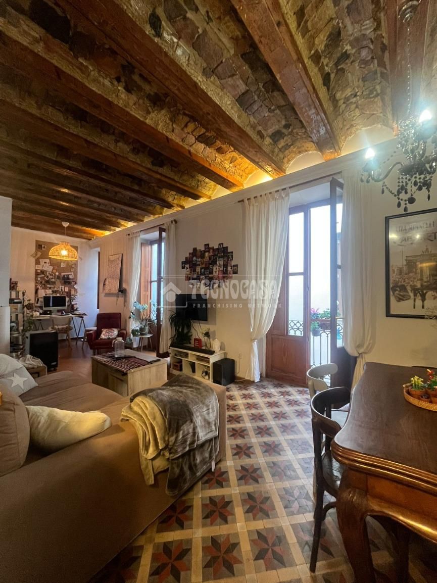 Living room of Flat for sale in  Valencia Capital  with Air Conditioner and Balcony