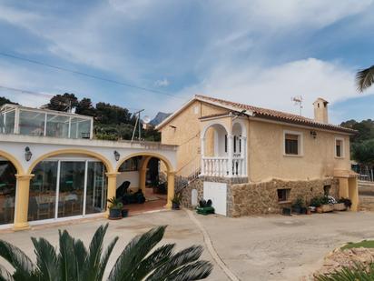 Exterior view of House or chalet for sale in La Nucia  with Air Conditioner, Private garden and Terrace