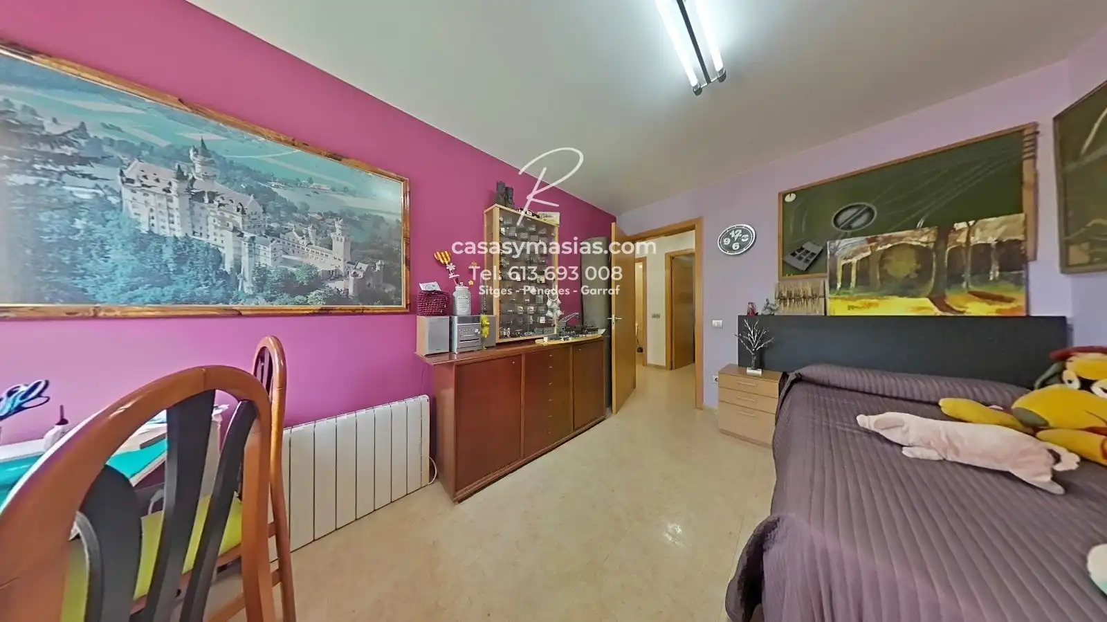Dormitori de Casa o xalet en venda en Sant Pere de Ribes amb Aire condicionat, Calefacció i Jardí privat