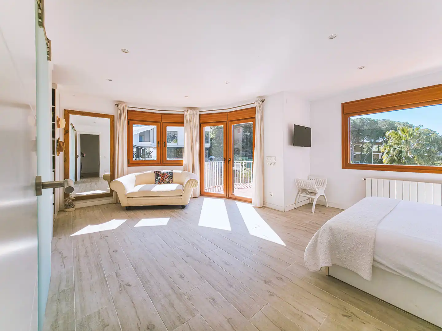 Bedroom of Houses for sale in Sant Pol de Mar  with Air Conditioner, Heating and Private garden