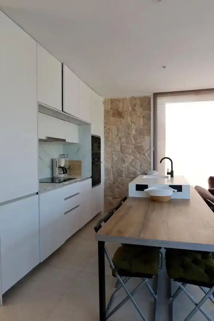 Cuina de Casa o xalet de lloguer en Sant Josep de sa Talaia amb Aire condicionat, Jardí privat i Traster