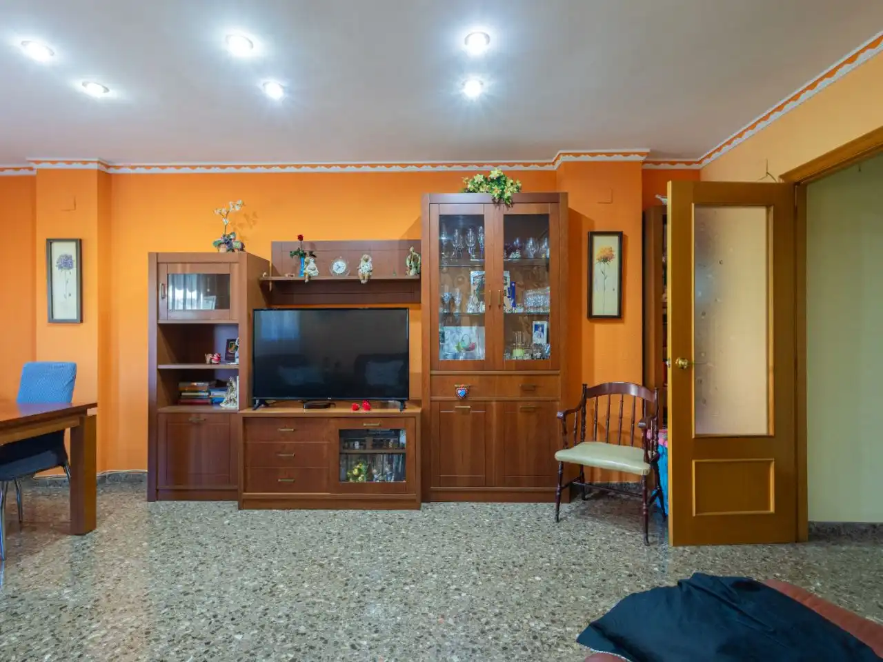 Sala d'estar de Pis en venda en Burjassot amb Aire condicionat i Balcó