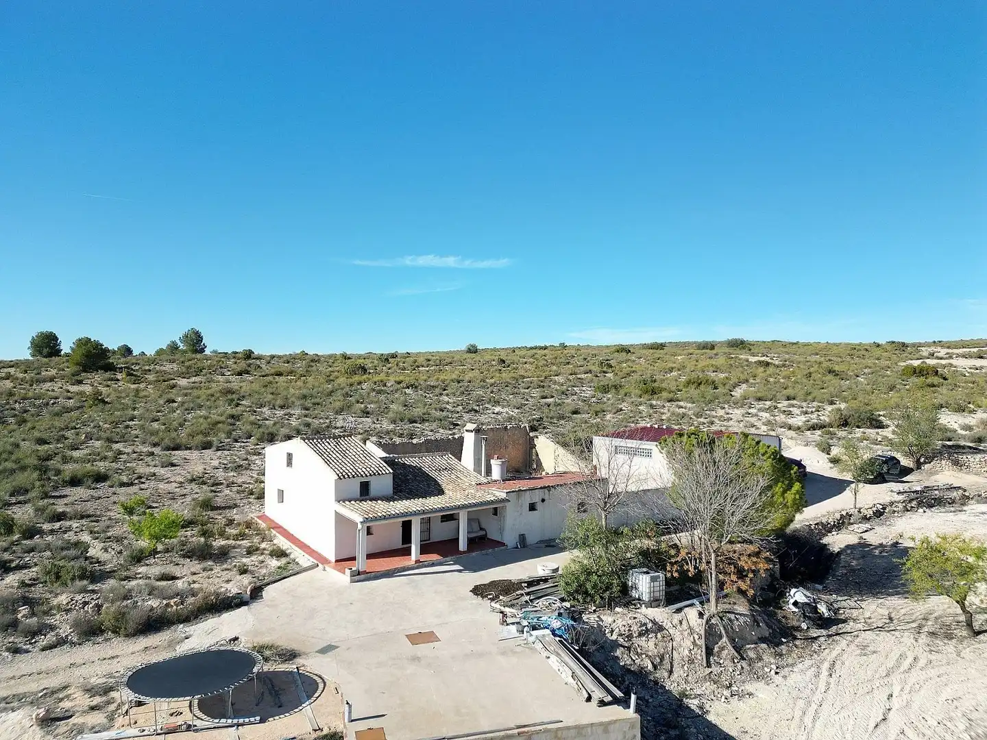 Vista exterior de Finca rústica en venta en Caudete con Terraza