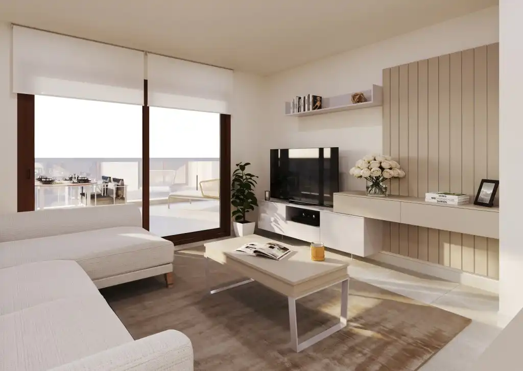 Sala d'estar de Apartament en venda en Capdepera amb Aire condicionat, Calefacció i Terrassa