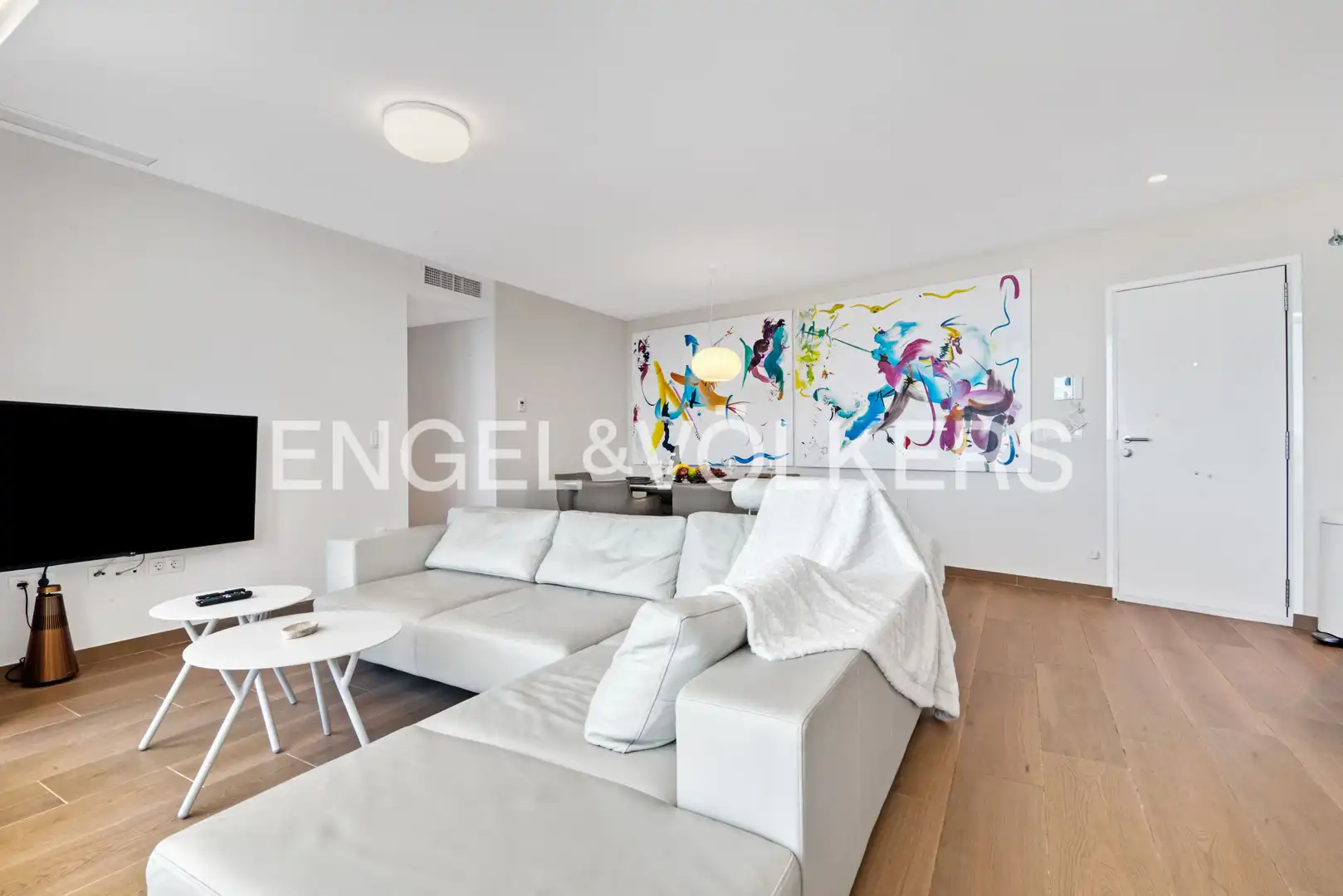 Sala de estar de Ático en venta en Dénia con Calefacción, Terraza y Piscina