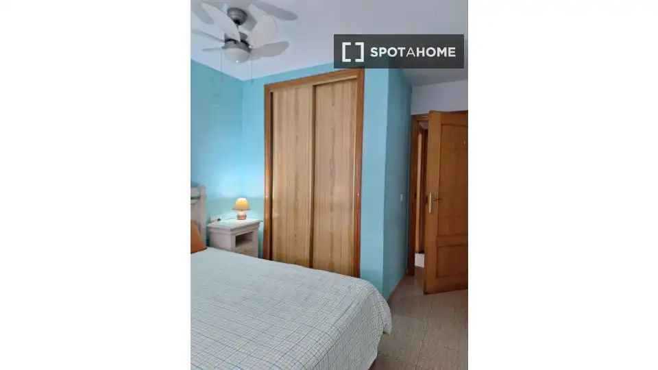 Bedroom of Apartments for share in Dénia  with Air Conditioner, Heating and Terrace
