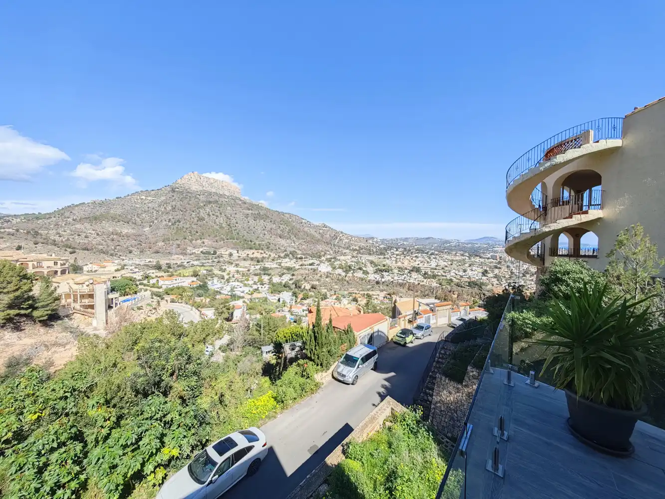 Vista exterior de Casa o chalet en venta en Calpe / Calp con Aire acondicionado, Calefacción y Jardín privado
