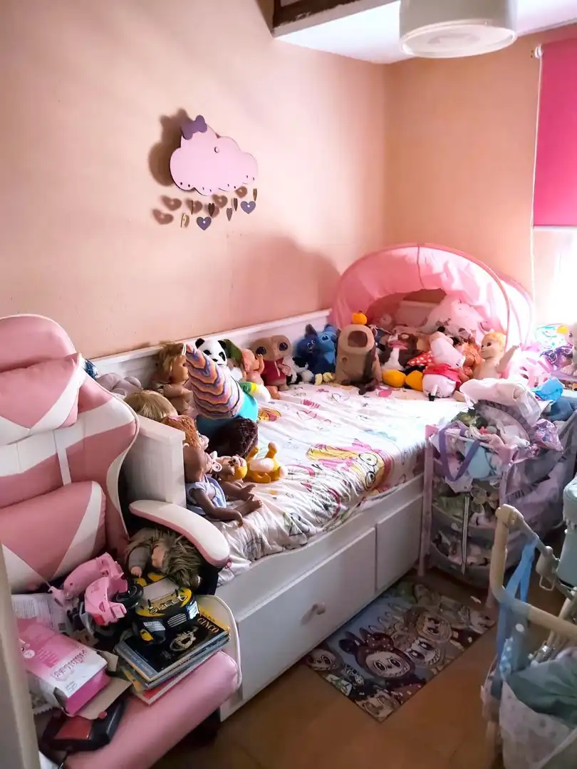 Bedroom of Flat for sale in Málaga  with Air Conditioner, Terrace and Furnished