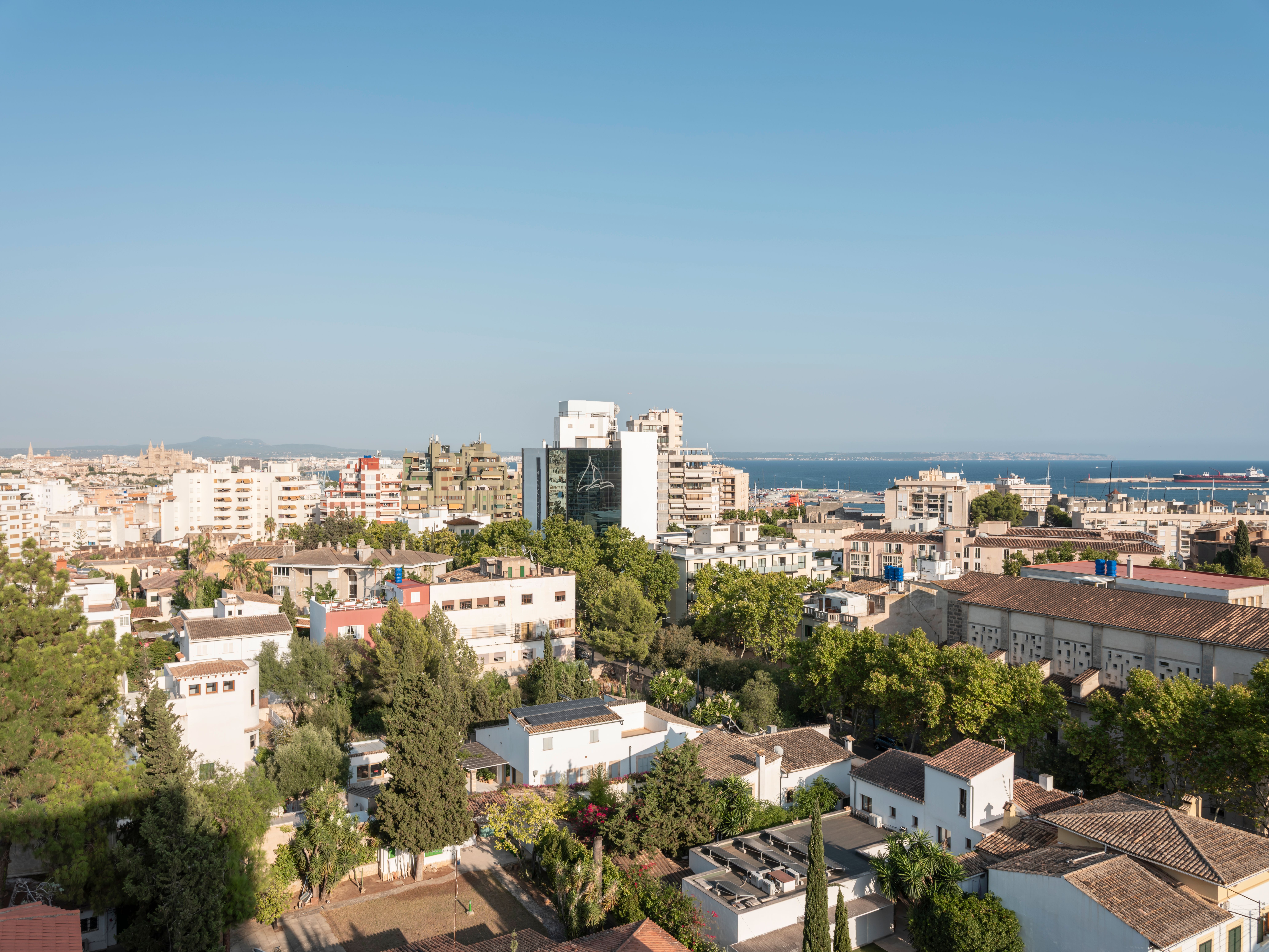 Vista exterior de Ático en venta en  Palma de Mallorca con Aire acondicionado y Piscina