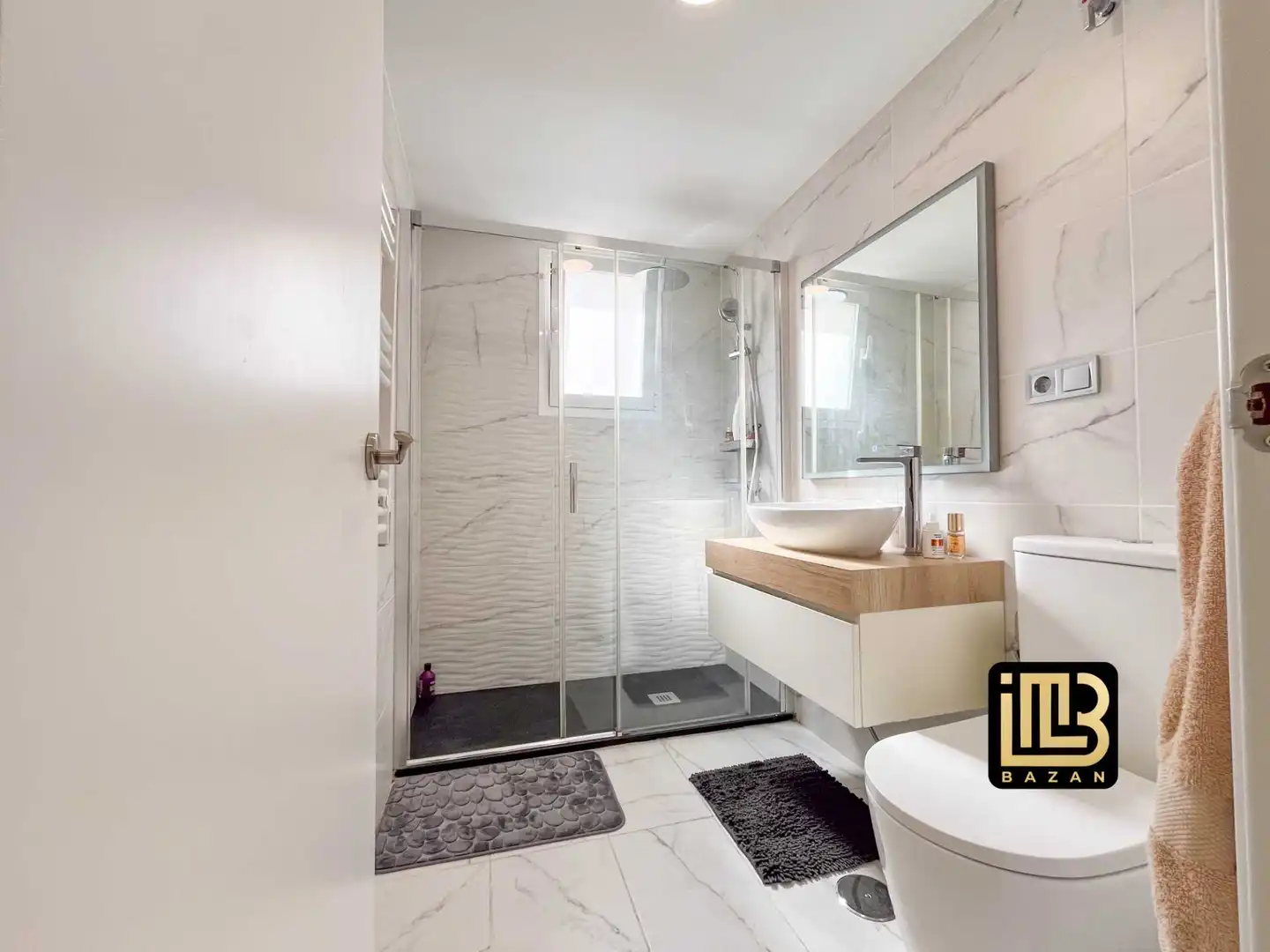 Badezimmer von Wohnung zur Miete in Málaga mit Klimaanlage, Heizung und Möbliert