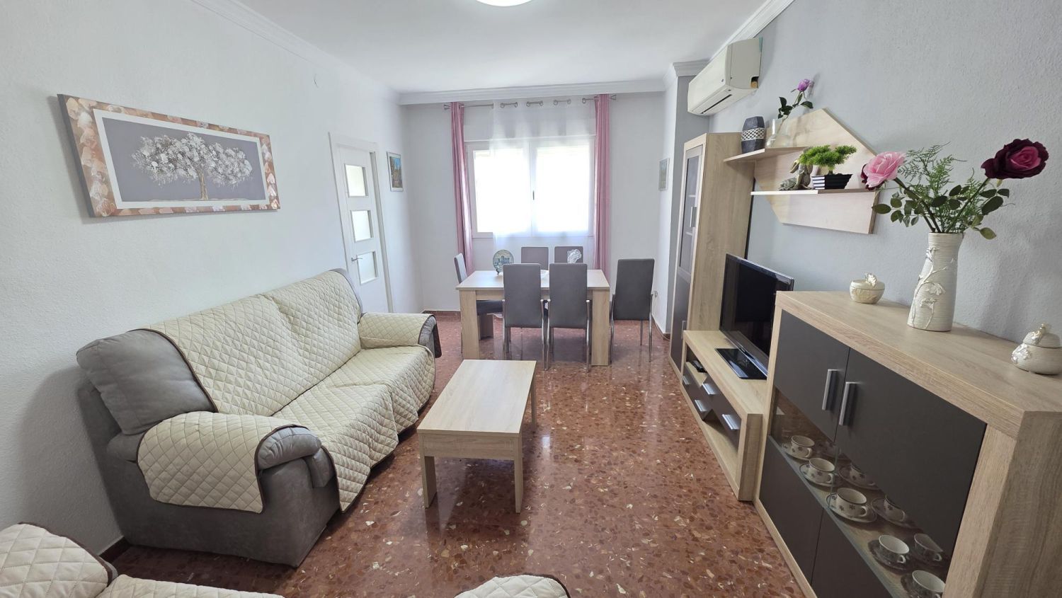 Vista exterior de Piso de alquiler en Las Gabias con Terraza y Amueblado