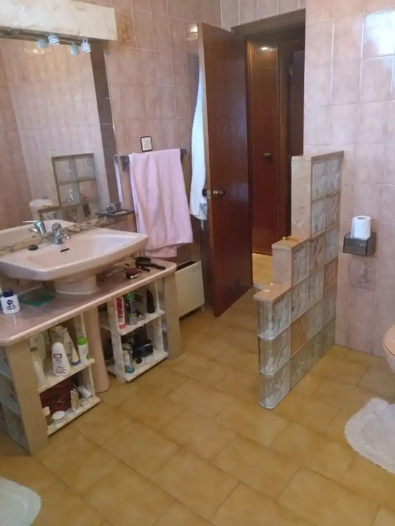 Bathroom of Flat for sale in Langreo  with Parquet flooring, Terrace and Storage room