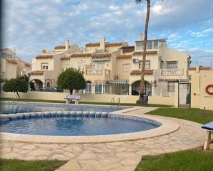 Exterior view of Single-family semi-detached for sale in Orihuela  with Air Conditioner, Heating and Private garden