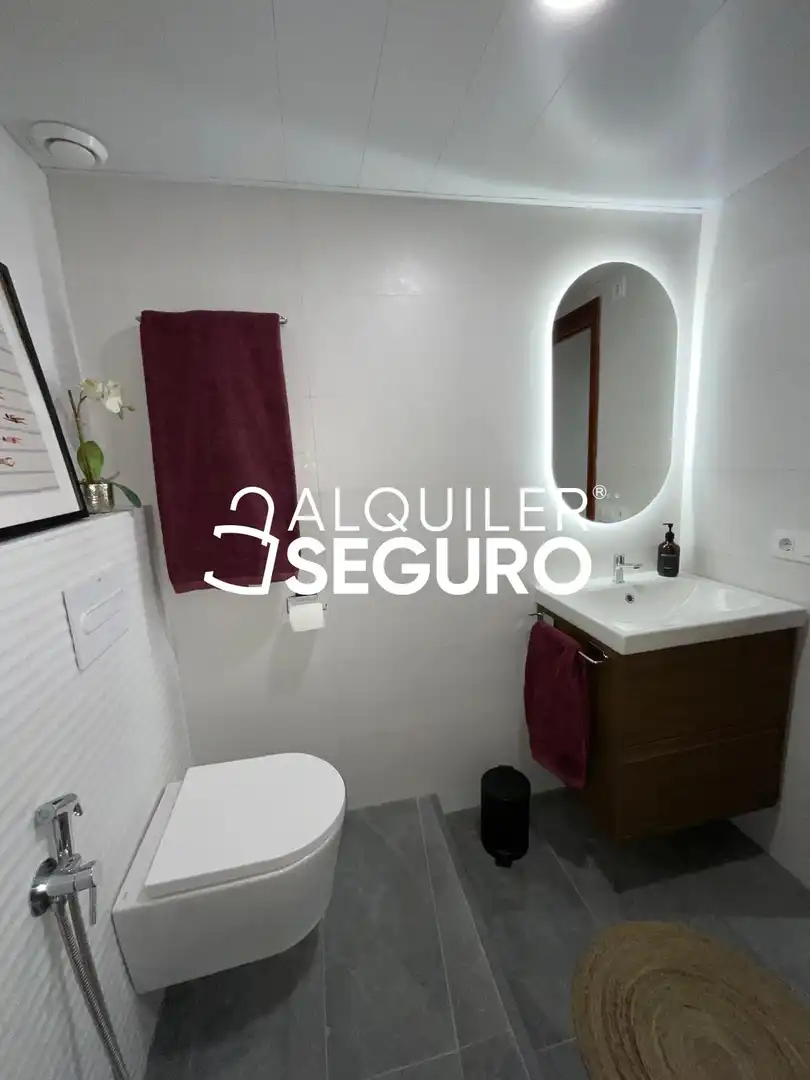 Bany de Pis de lloguer en Sevilla amb Aire condicionat i Terrassa
