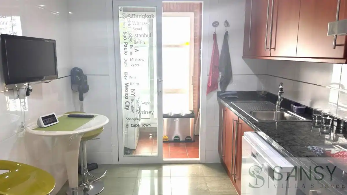 Kitchen of Attic for sale in Jávea / Xàbia  with Air Conditioner, Heating and Terrace