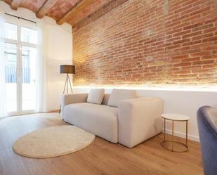 Sala d'estar de Apartament de lloguer en  Barcelona Capital amb Aire condicionat