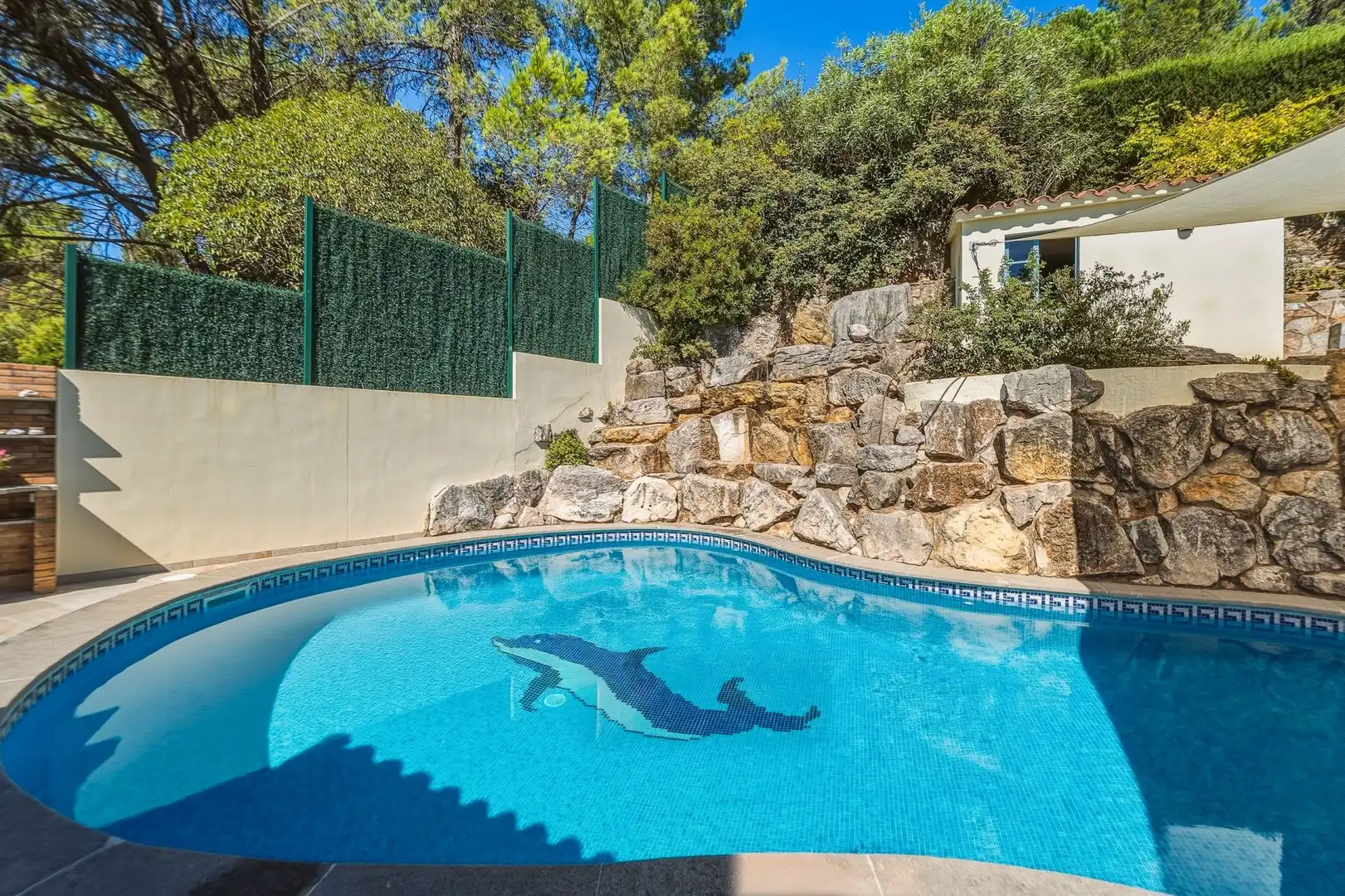 Swimming pool of Houses for sale in Montjuïc