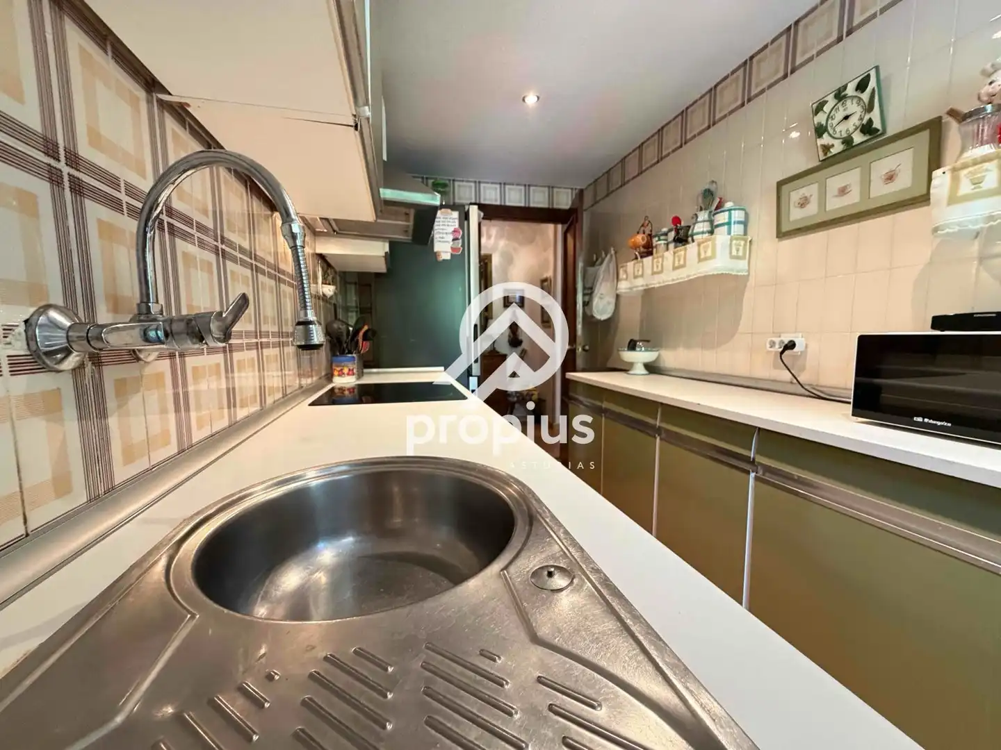 Cocina de Piso en venta en Hoyo de Manzanares con Calefacción, Parquet y Terraza
