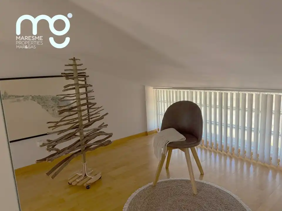 Sala de estar de Casa adosada en venta en Premià de Mar con Aire acondicionado, Calefacción y Jardín privado