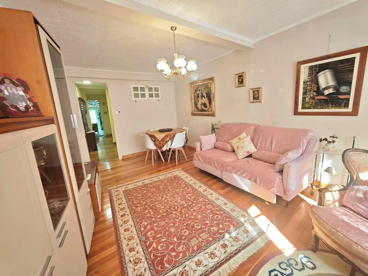 Sala de estar de Casa adosada en venta en Ortigueira con Trastero y Amueblado