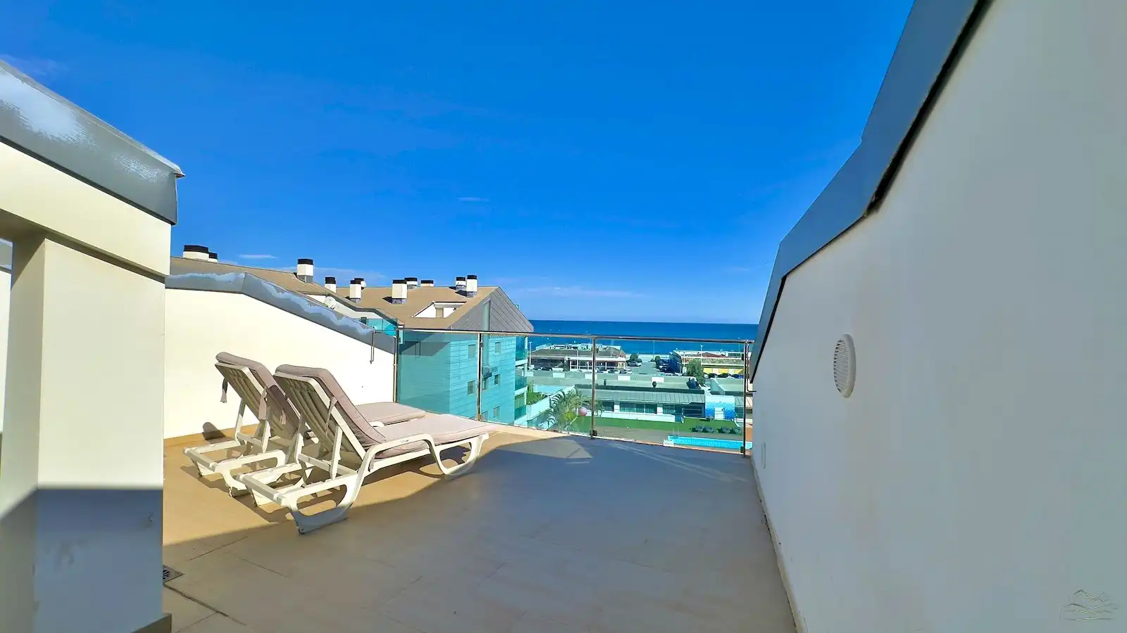 Terrassa de Apartament en venda en Jávea / Xàbia amb Aire condicionat, Calefacció i Jardí privat