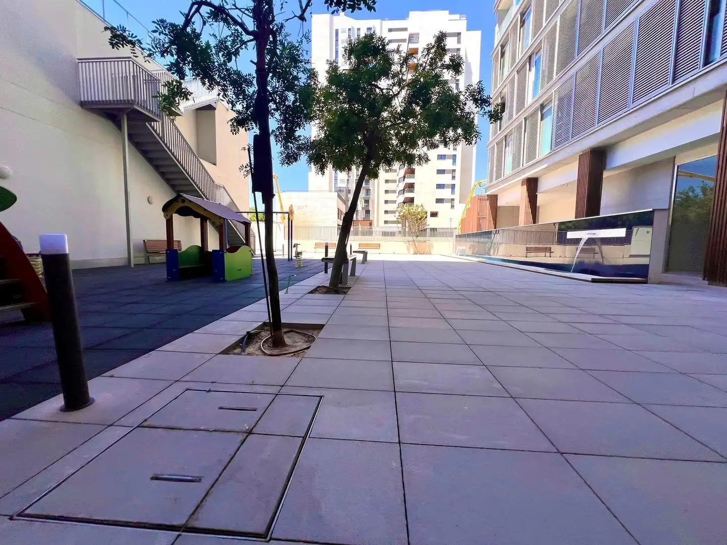 Terrasse von Wohnung zur Miete in Valencia mit Klimaanlage, Heizung und Möbliert