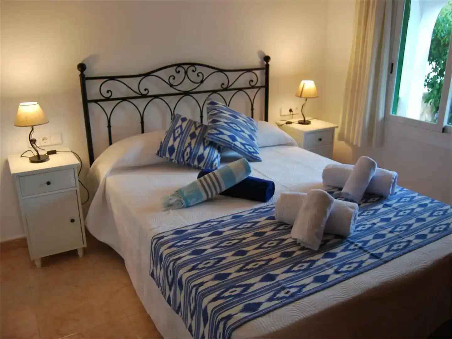 Schlafzimmer von Haus oder Chalet zur Miete in  Palma de Mallorca mit Klimaanlage und Schwimmbad