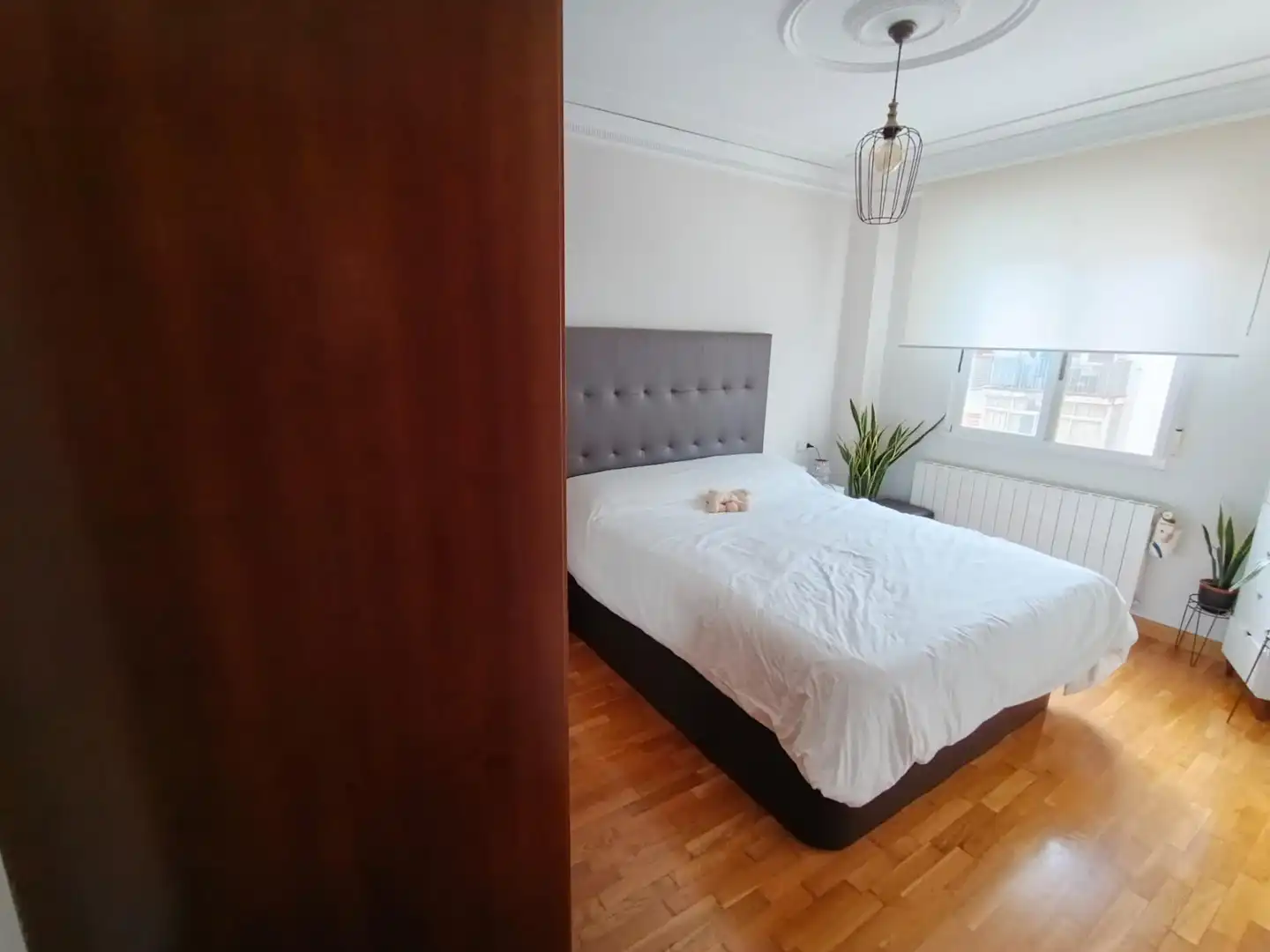 Bedroom of Flat for rent in Albacete  with Air Conditioner, Heating and Parquet flooring