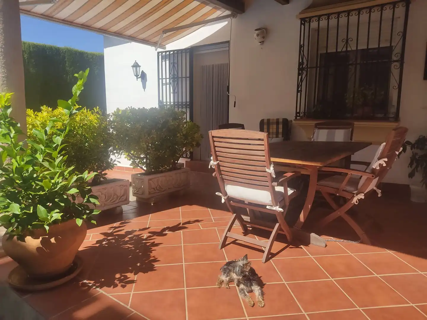 Terraza de Casa o chalet de alquiler en Ronda con Aire acondicionado, Calefacción y Jardín privado