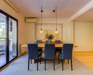 Dining room of Flat to rent in  Valencia Capital  with Air Conditioner, Heating and Parquet flooring