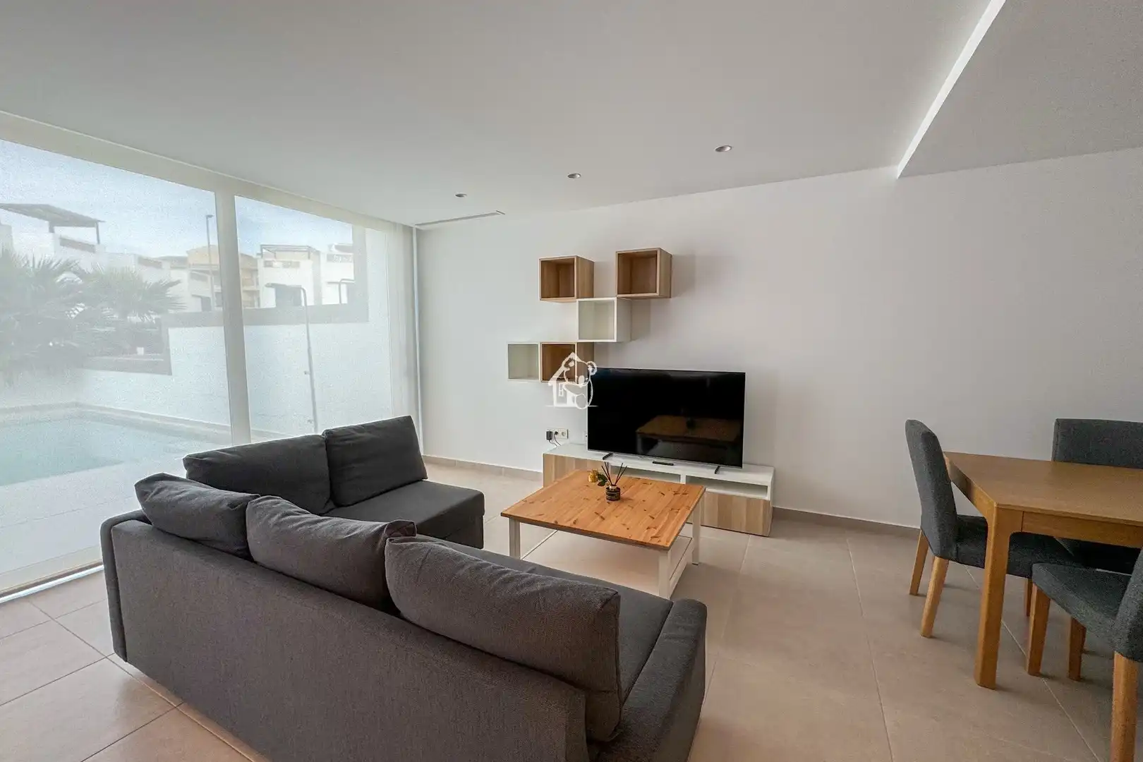 Living room of Houses for rent in Benijófar  with Air Conditioner, Private garden and Terrace