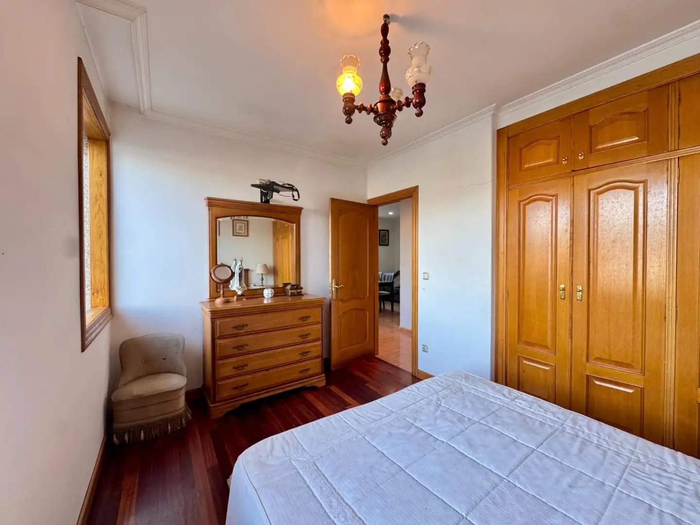 Schlafzimmer von Haus oder Chalet zum Verkauf in Redondela mit Heizung, Privatgarten und Parkett