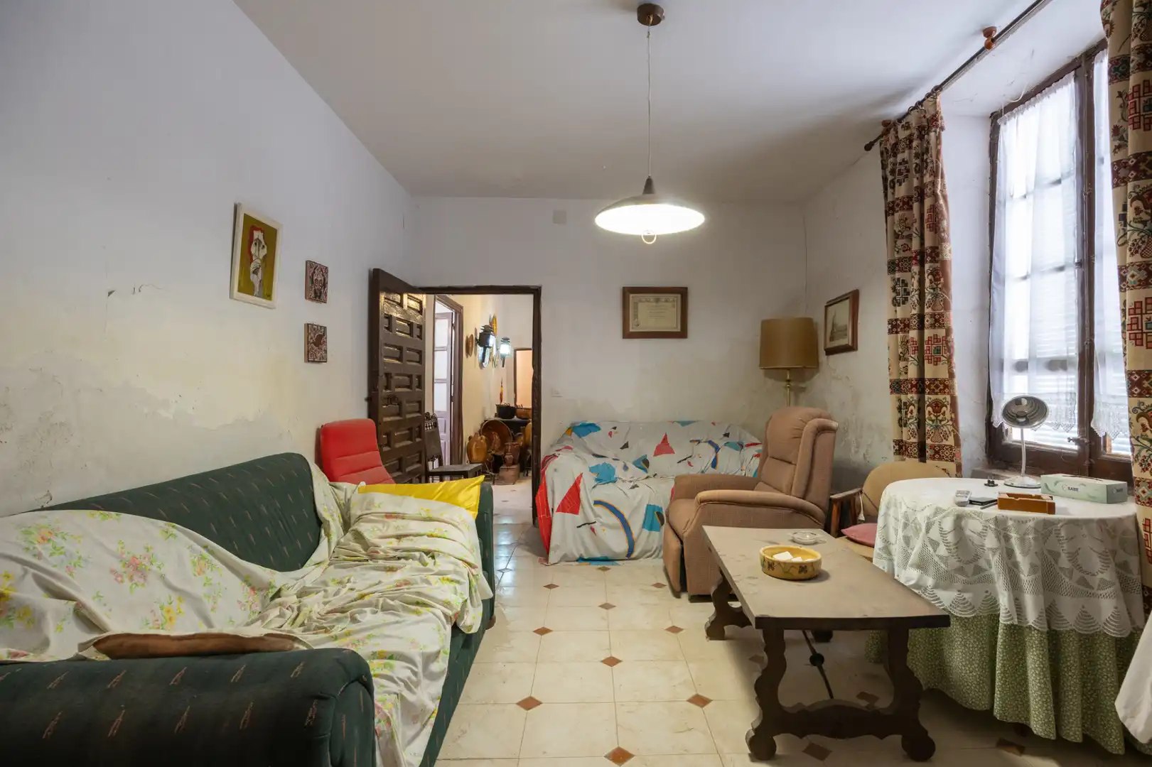 Sala de estar de Finca rústica en venta en Fuentidueña de Tajo