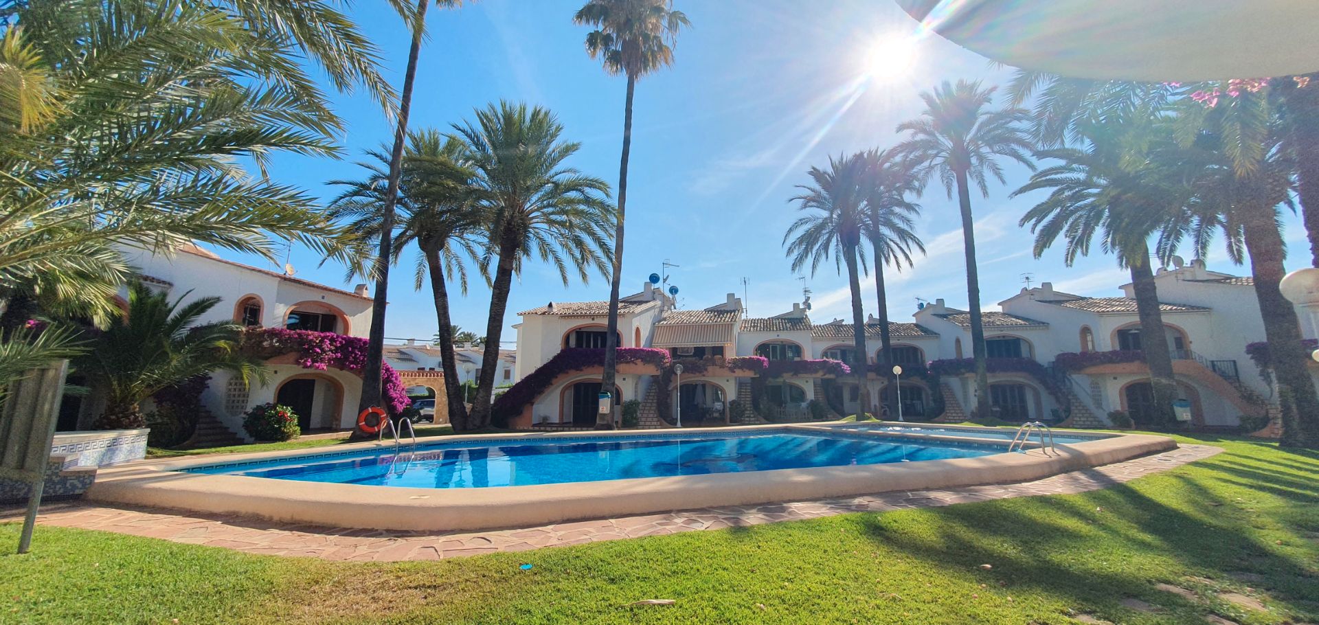 Jardí de Apartament de lloguer en Dénia amb Aire condicionat, Calefacció i Terrassa