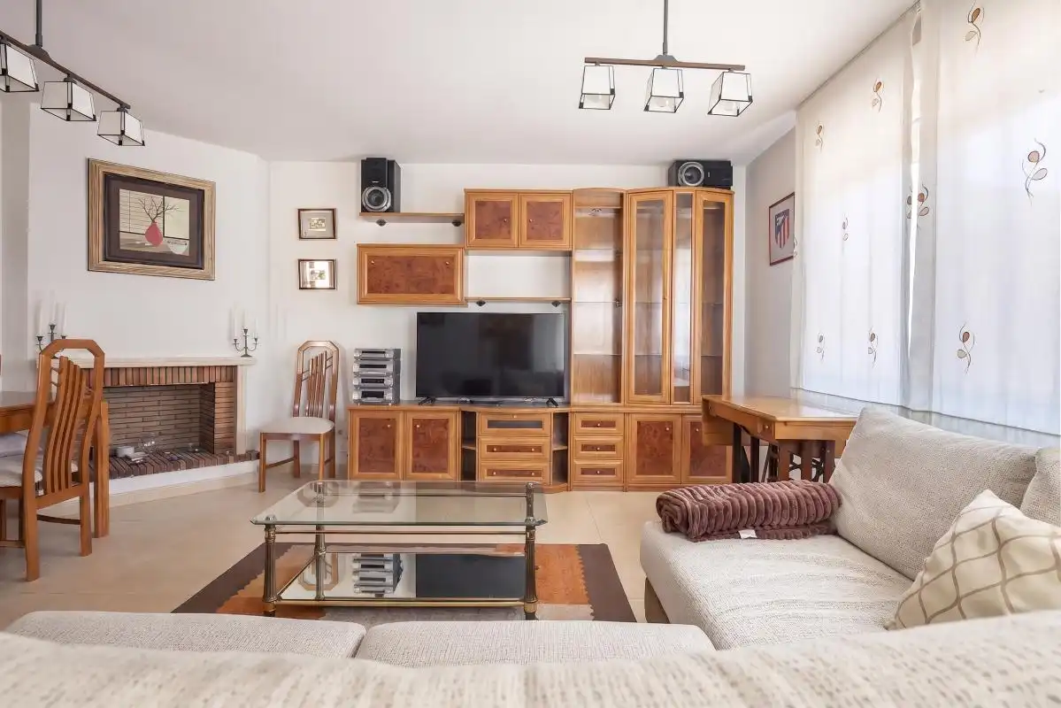 Living room of Houses for sale in Titulcia  with Air Conditioner, Heating and Private garden