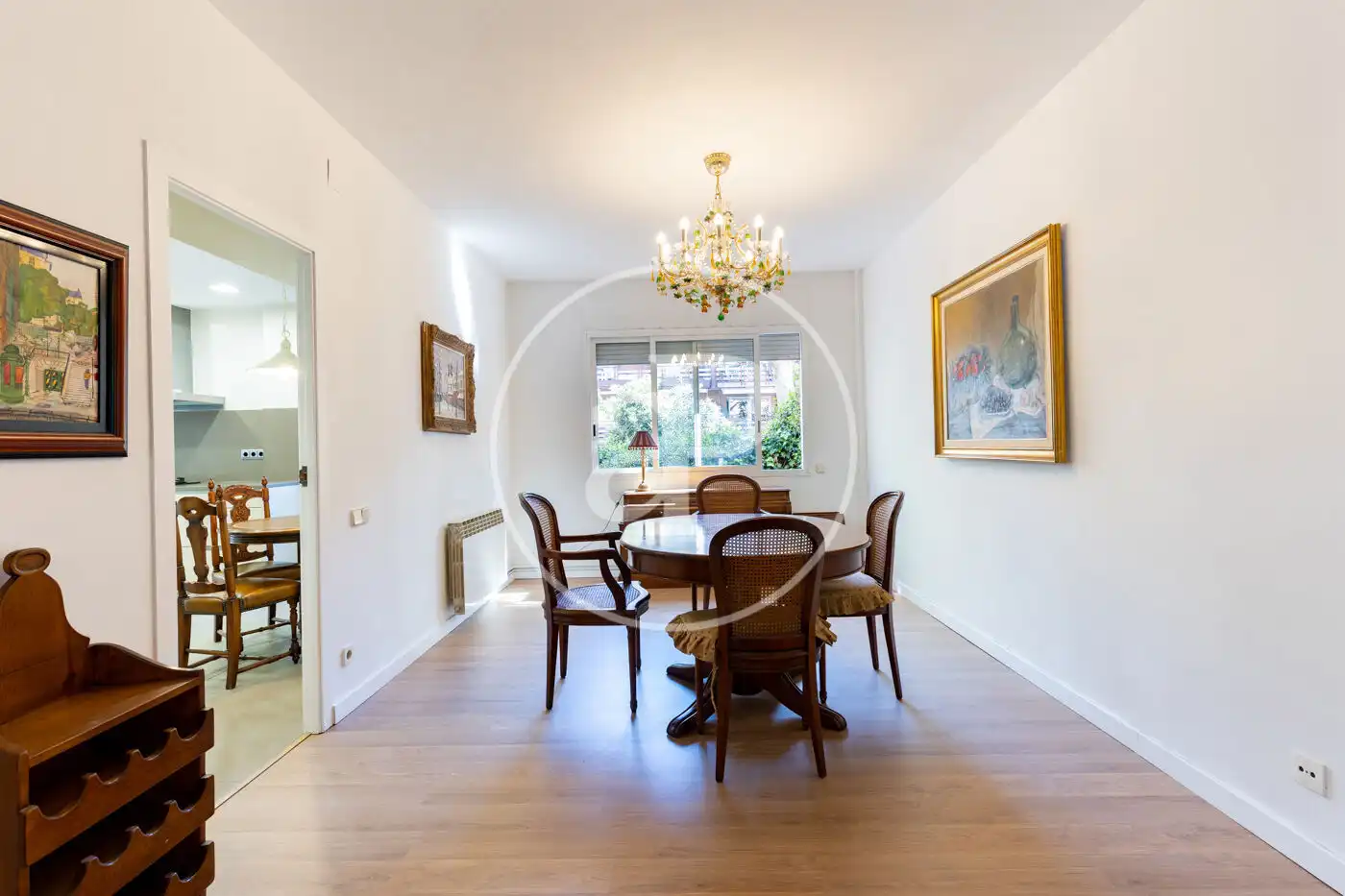 Dining room of Detached homes for sale in Sant Cugat del Vallès  with Air Conditioner, Heating and Private garden