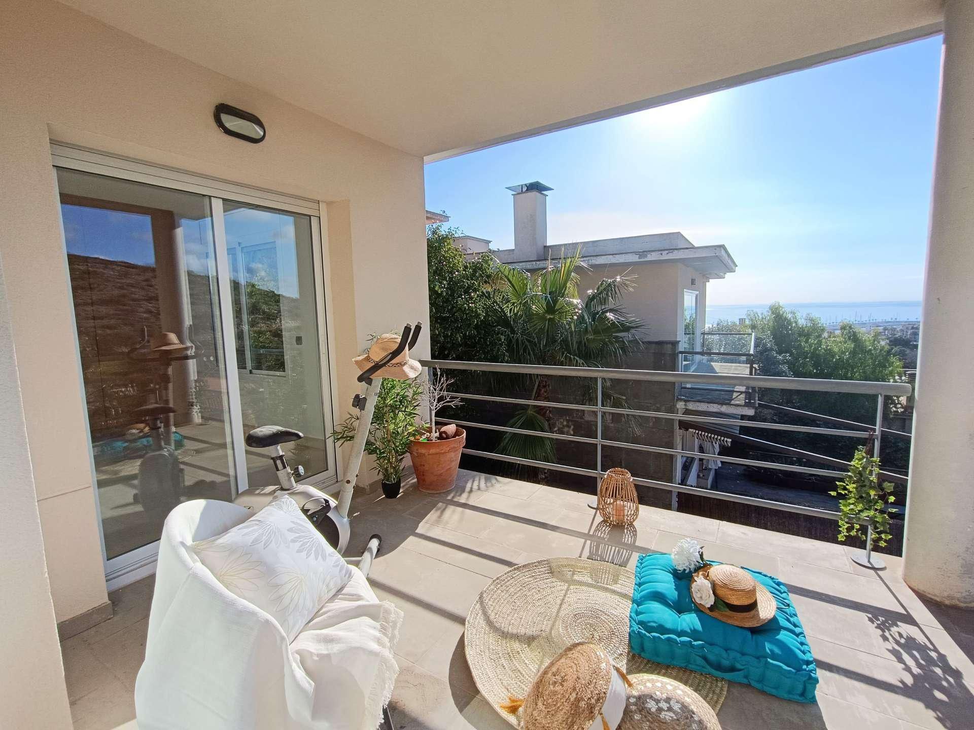 Terrassa de Casa o xalet en venda en Sitges amb Aire condicionat, Calefacció i Jardí privat