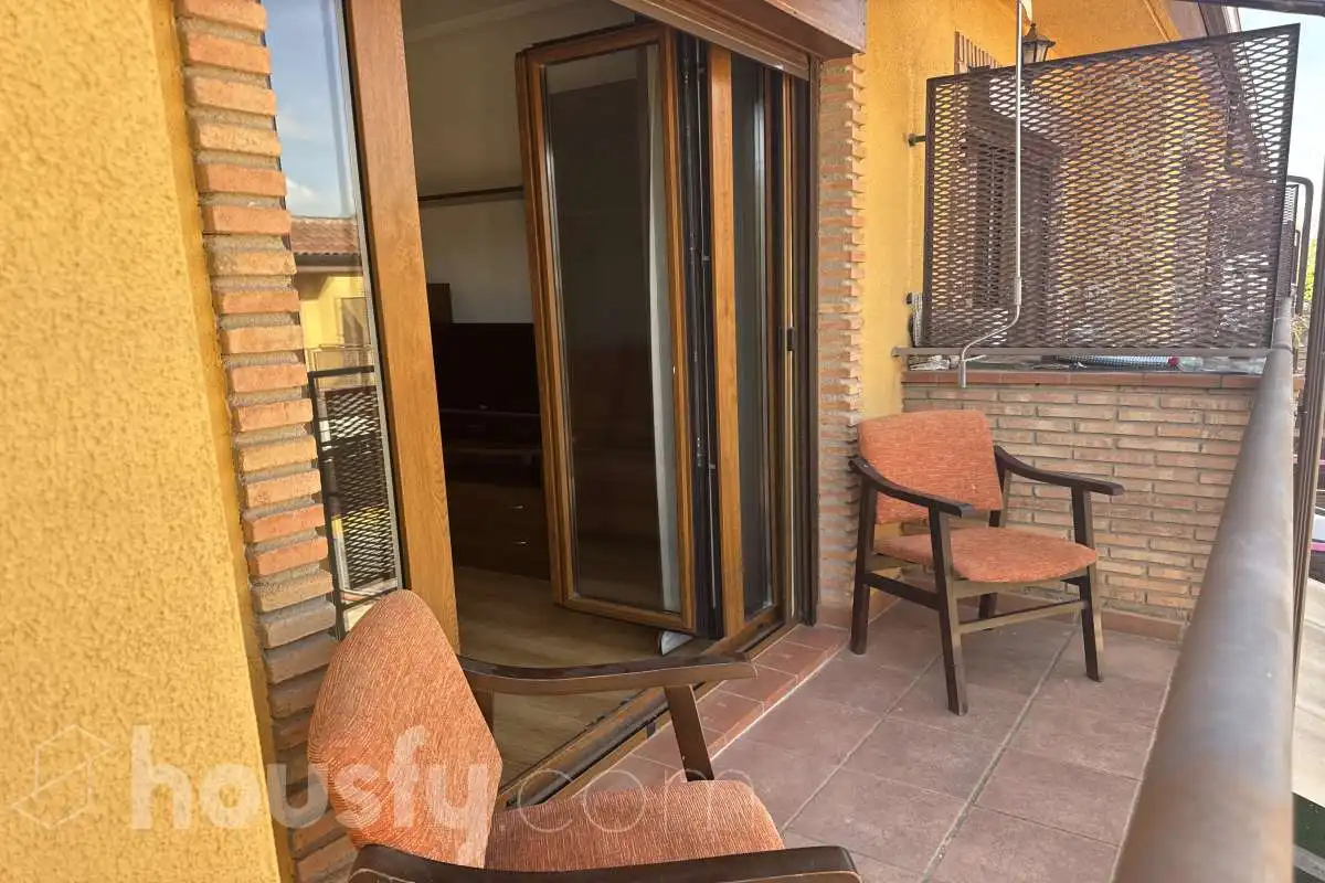 Terraza de Piso de alquiler en Villalbilla con Aire acondicionado, Parquet y Trastero
