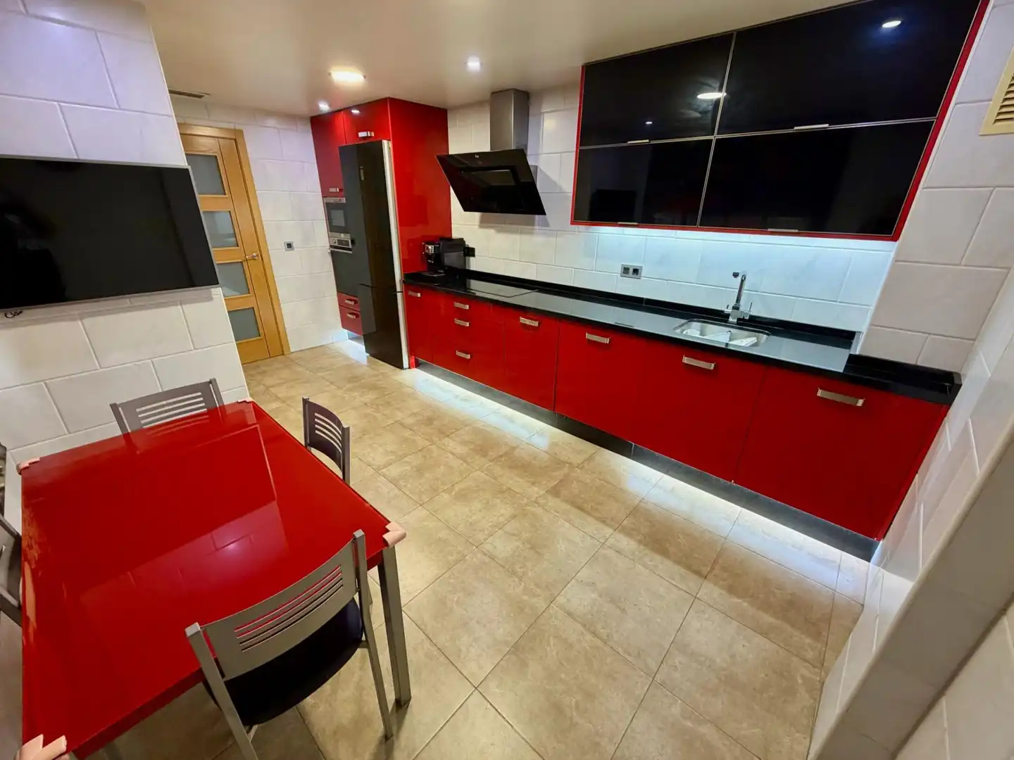 Cocina de Piso en venta en Murcia con Aire acondicionado, Jardín privado y Terraza