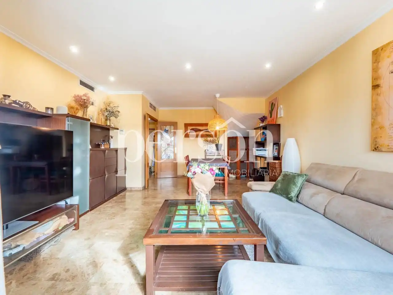 Vista exterior de Dúplex en venda en  Valencia Capital amb Aire condicionat, Terrassa i Moblat