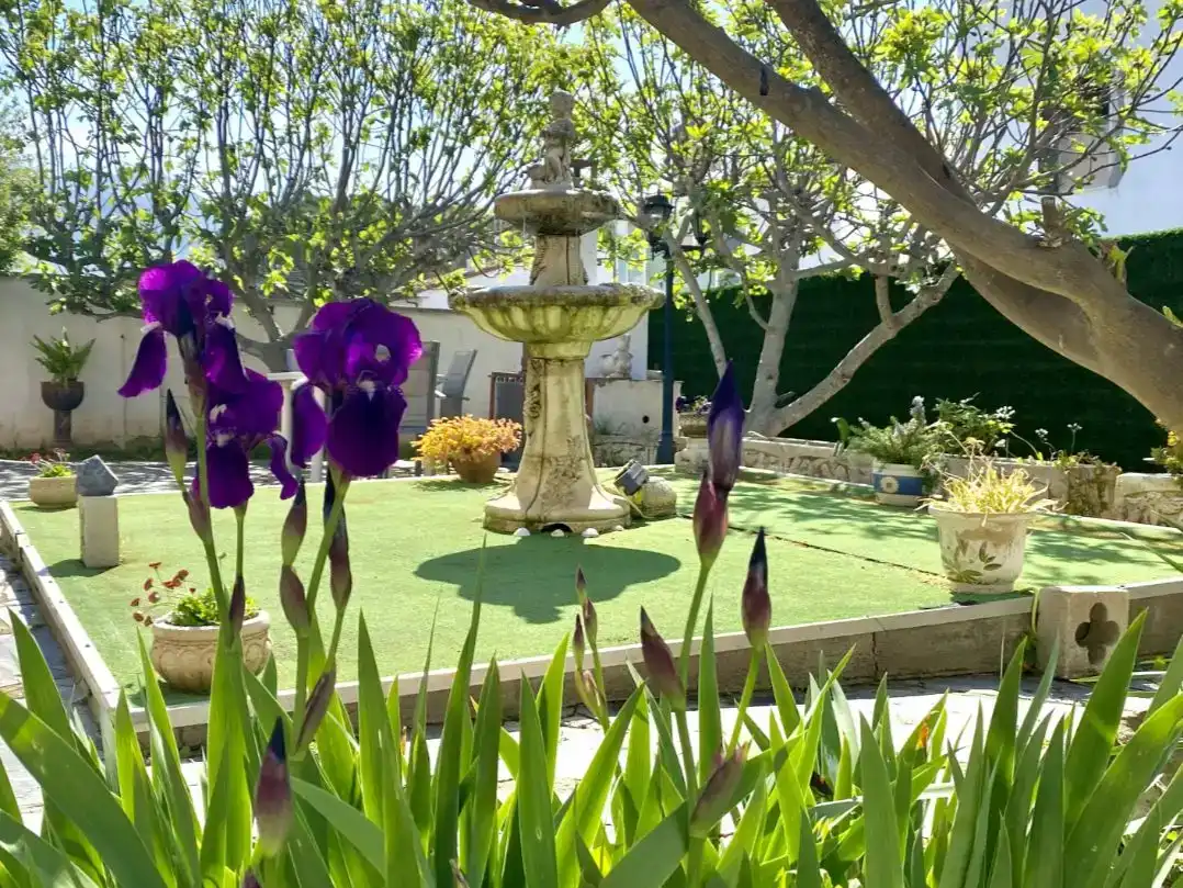 Garden of Flat for sale in Roses  with Air Conditioner