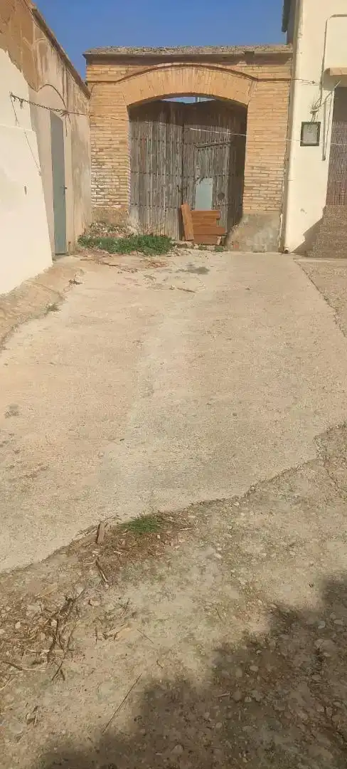Vista exterior de Casa adosada en venta en Grañén