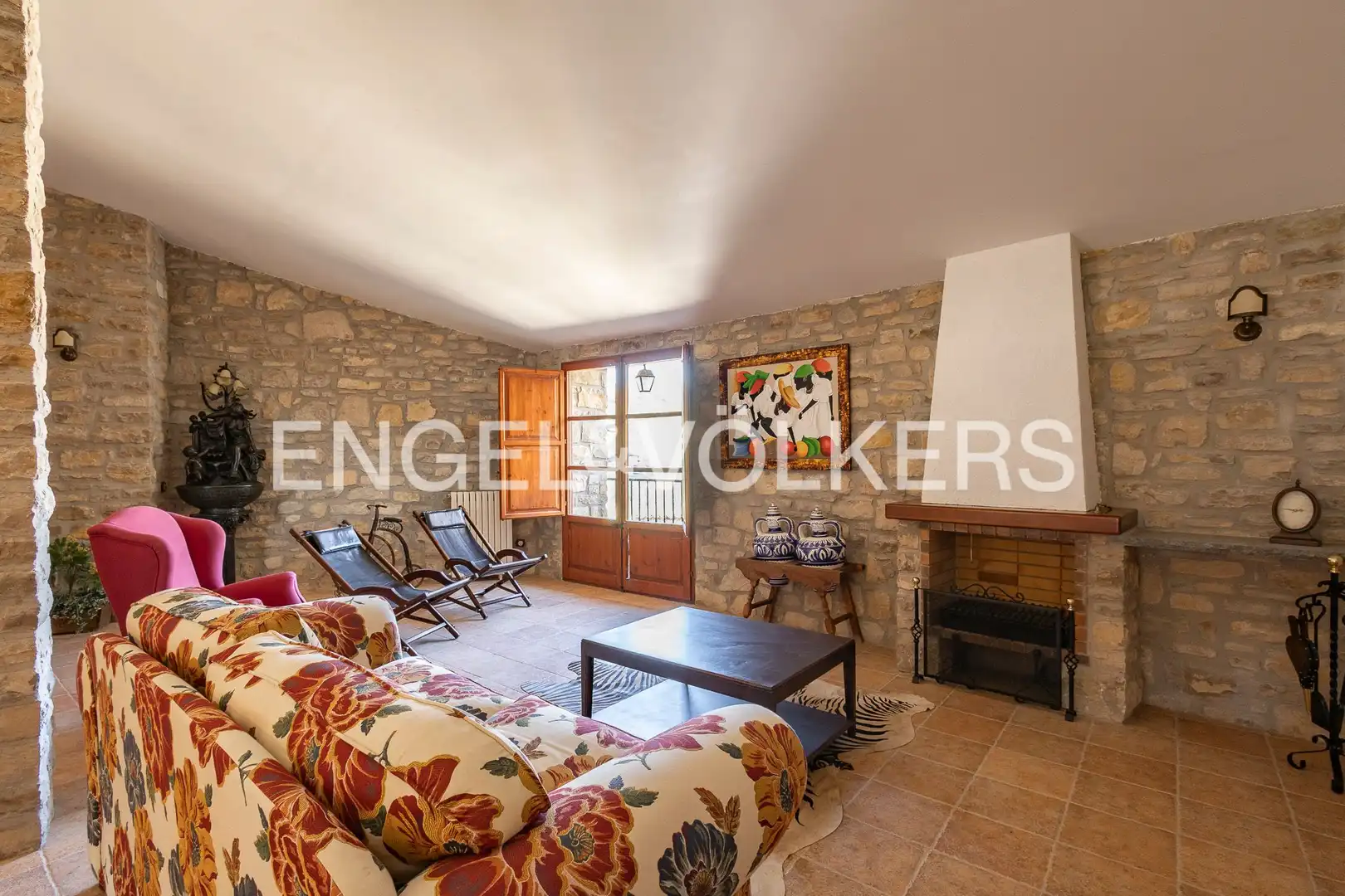 Sala de estar de Casa o chalet en venta en Calonge de Segarra con Calefacción, Jardín privado y Terraza