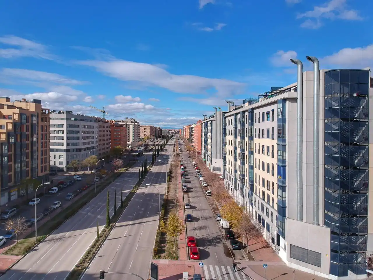 Vista exterior de Piso en venta en Madrid con Aire acondicionado, Calefacción y Piscina comunitaria