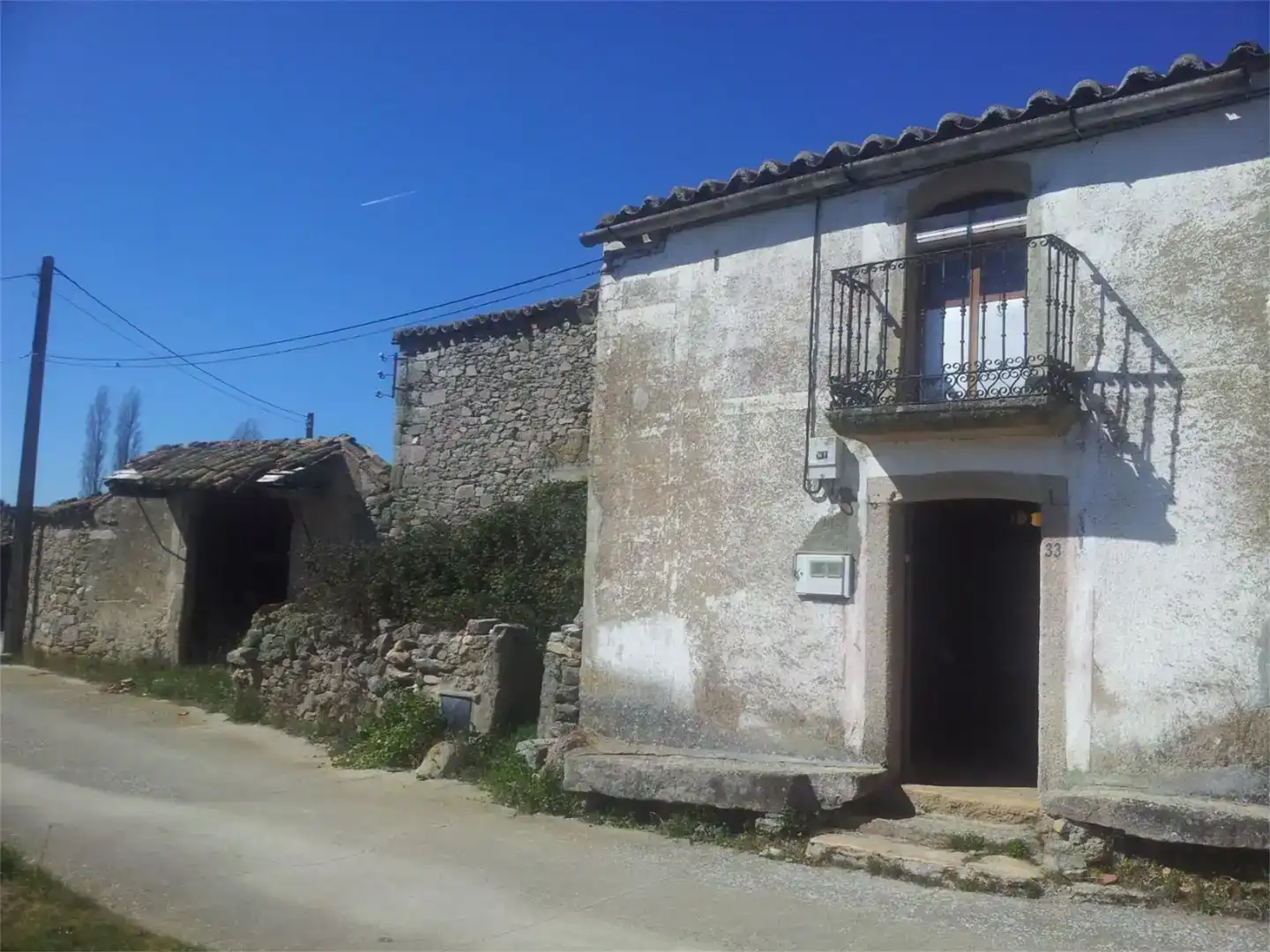 Vista exterior de Casa o chalet en venta en Cipérez con Balcón