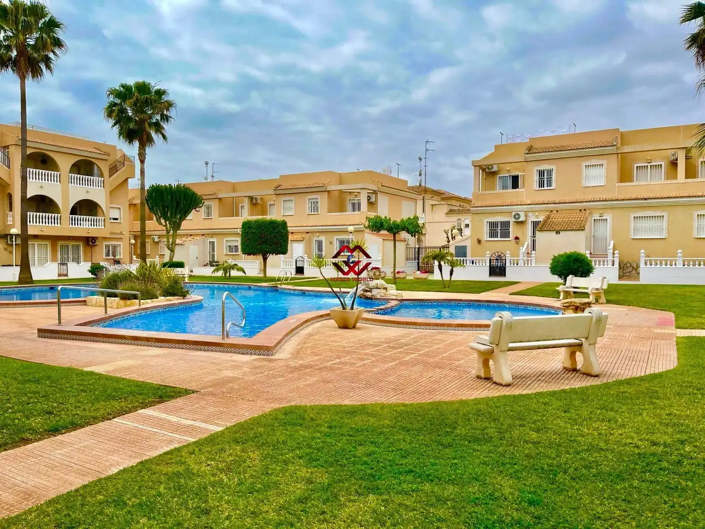 Garden of Apartments for sale in Los Alcázares  with Air Conditioner, Heating and Terrace