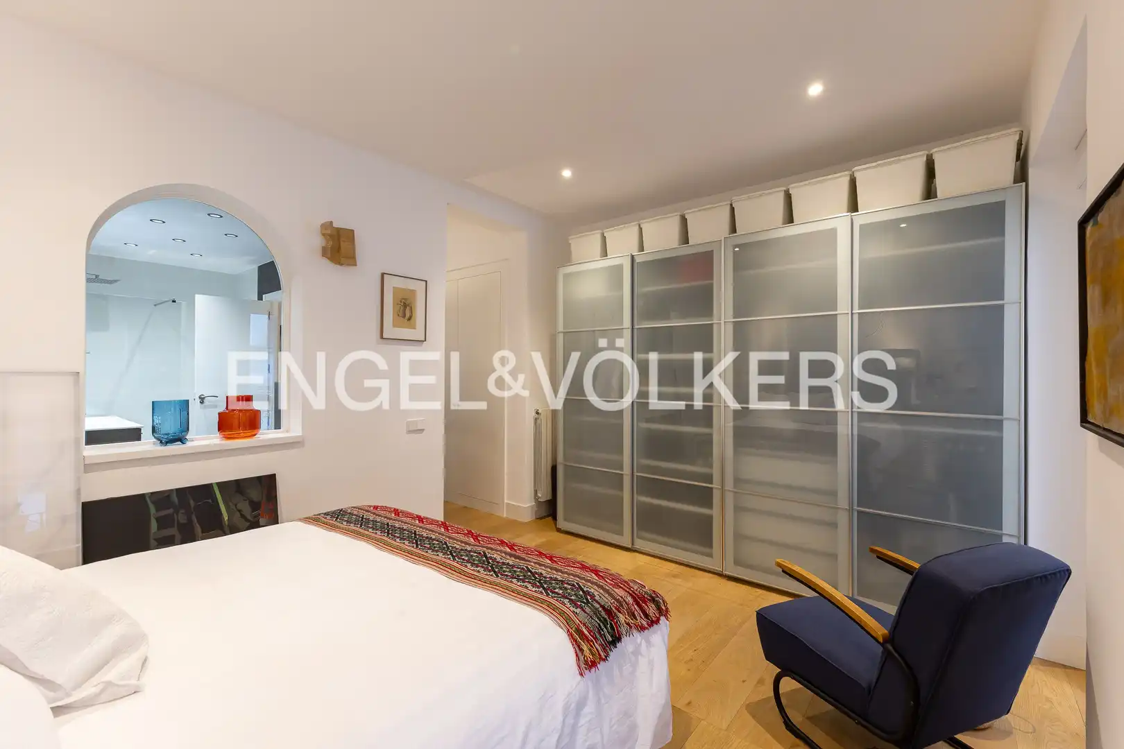 Schlafzimmer von Wohnung zum Verkauf in Madrid mit Klimaanlage, Heizung und Abstellraum