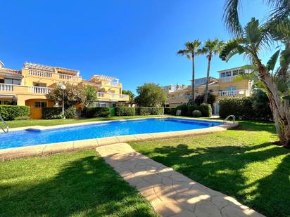 Garden of Single-family semi-detached for sale in Dénia  with Air Conditioner, Terrace and Swimming Pool