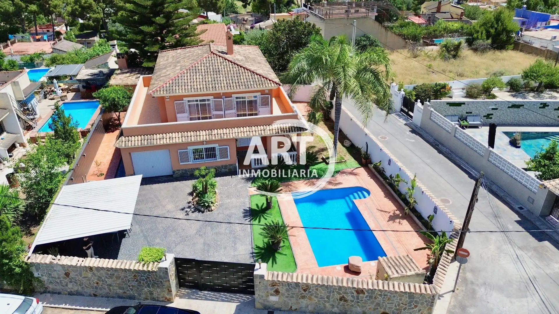 Jardín de Casa o chalet en venta en Bétera con Aire acondicionado, Calefacción y Jardín privado
