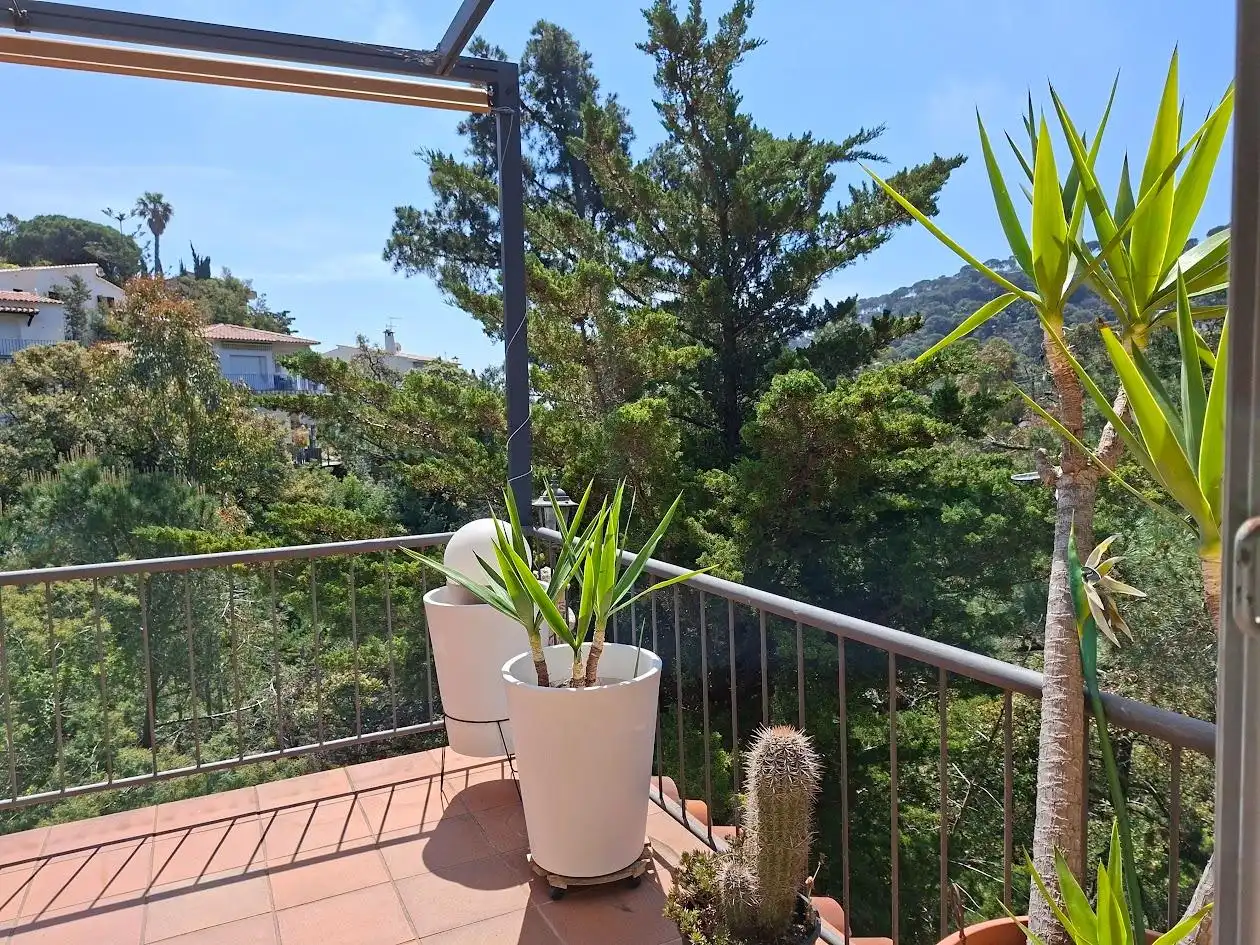 Balcony of Houses for sale in Santa Cristina d'Aro  with Heating, Private garden and Terrace